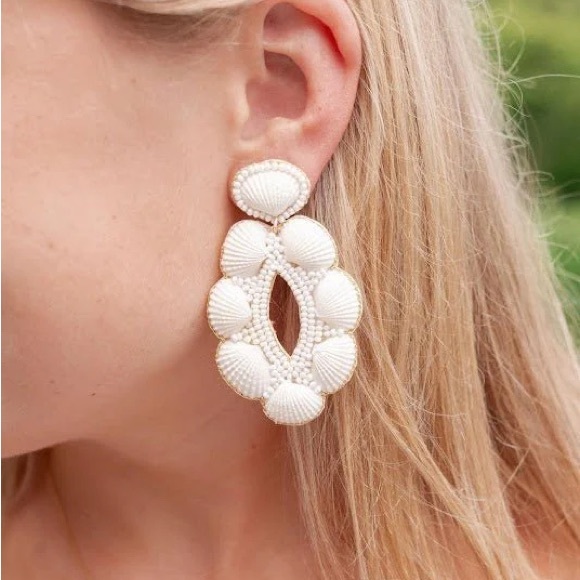 Lisi Lerch Remi Shell Beaded Earrings - Picture 2 of 6